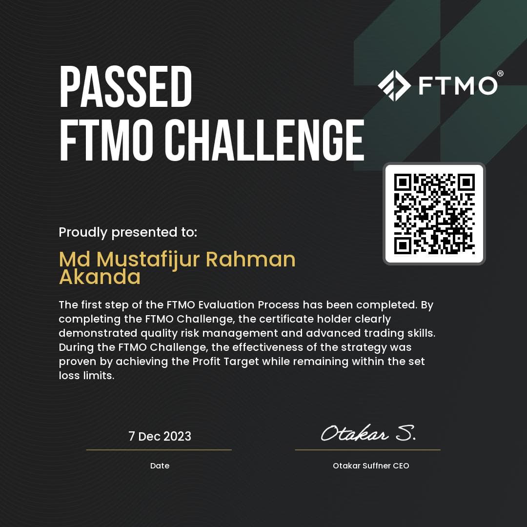 passed ftmo challenge