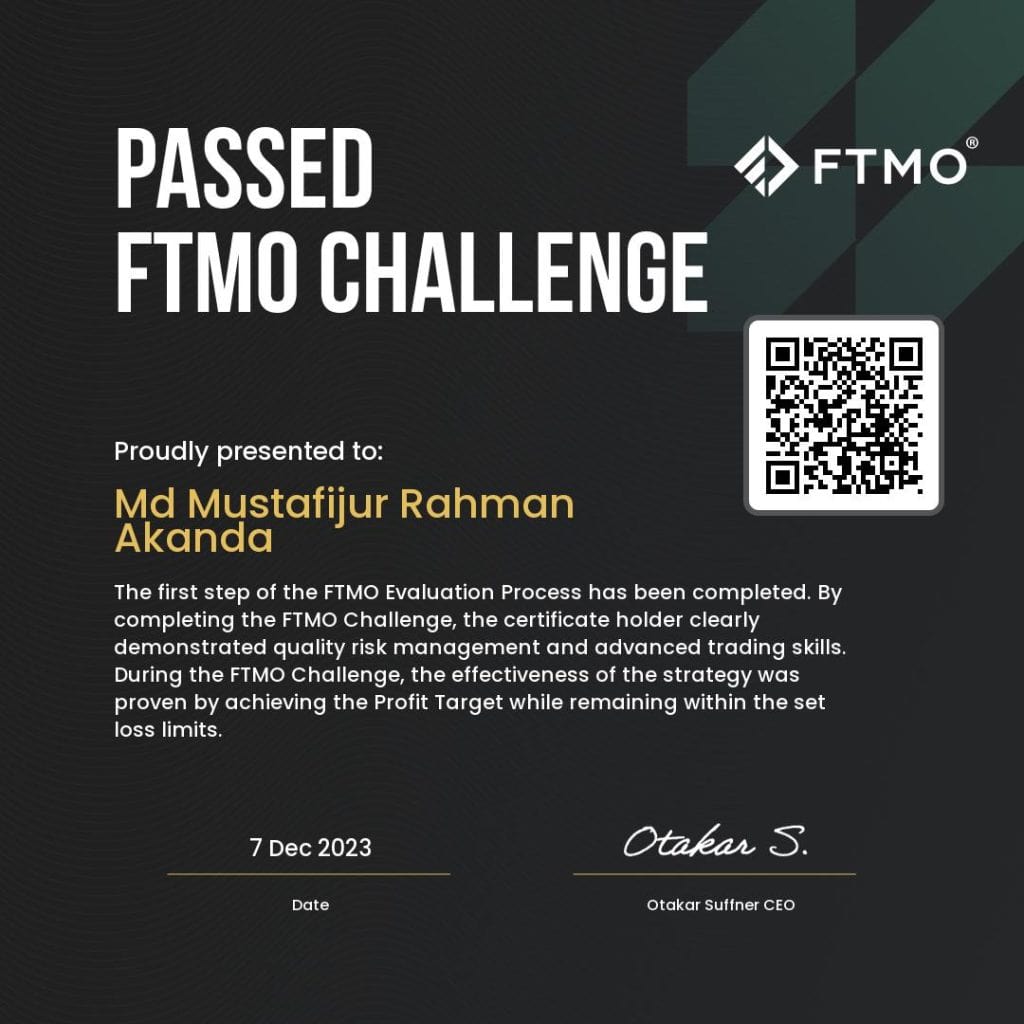 passed ftmo challenge